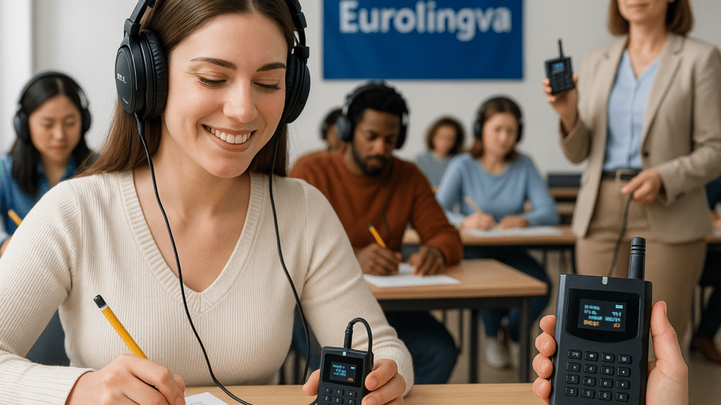 sistem audio examinare studenti cambridge eurlingva amro grup 2 1