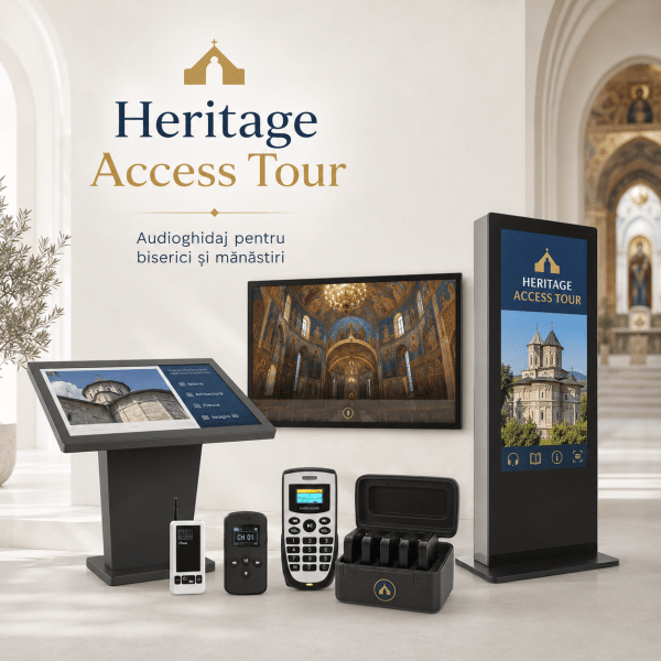 Audioghidaj pentru biserici de patrimoniu și mănăstiri | Pachet complet Heritage Access Tour