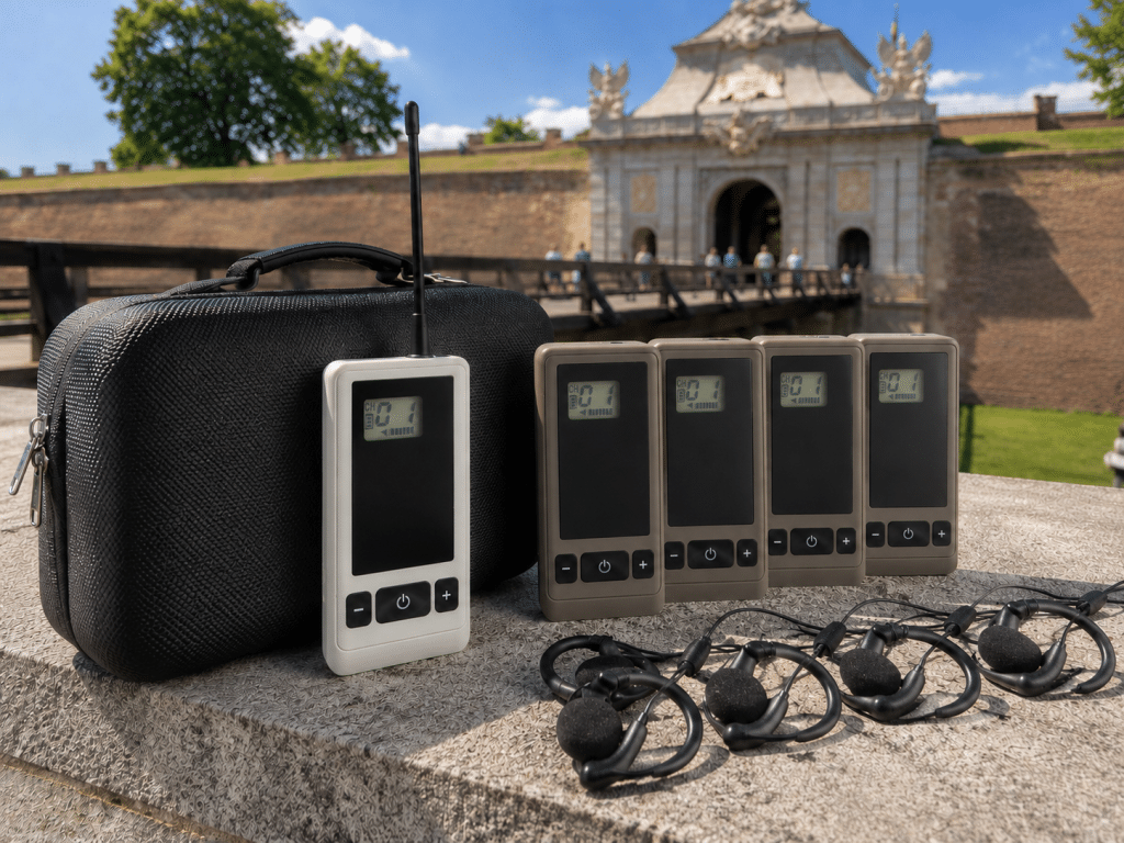 Ce soluții audioghid am livrat la Cetatea Alba Iulia- votata Destinația Anului 2026 2 ghidaj audio cetatea alba iulia sisteme audio ghid.ro .0 1
